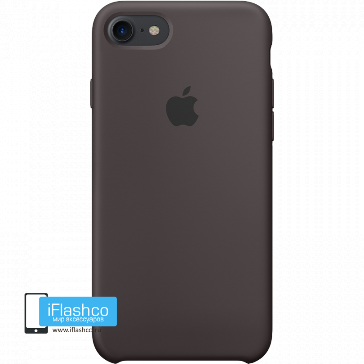 Чехол Apple Silicone Case для iPhone 7 / 8 / SE Cocoa