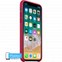 Чехол Apple Silicone Case для iPhone X/Xs Rose Red