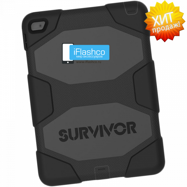 Чехол Griffin Survivor All-Terrain Black для iPad Air 2 черный