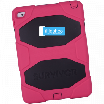 Чехол Griffin Survivor All-Terrain Pink/Black для iPad Air 2 розовый с черным