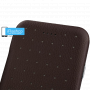 Чехол-книжка Jisoncase Fashion Flip для iPhone 6 коричневая