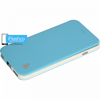 Чехол-книжка Jisoncase Fashion Folio Standing Case для iPhone 6 Plus / 6s Plus голубая