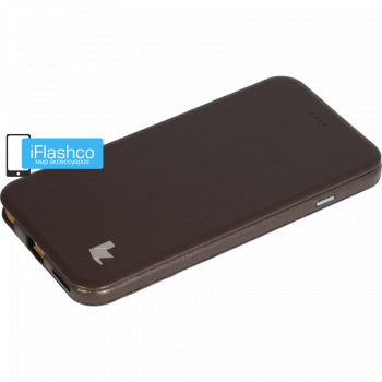 Чехол-книжка Jisoncase Fashion Folio Standing Case для iPhone 6 Plus / 6s Plus коричневая