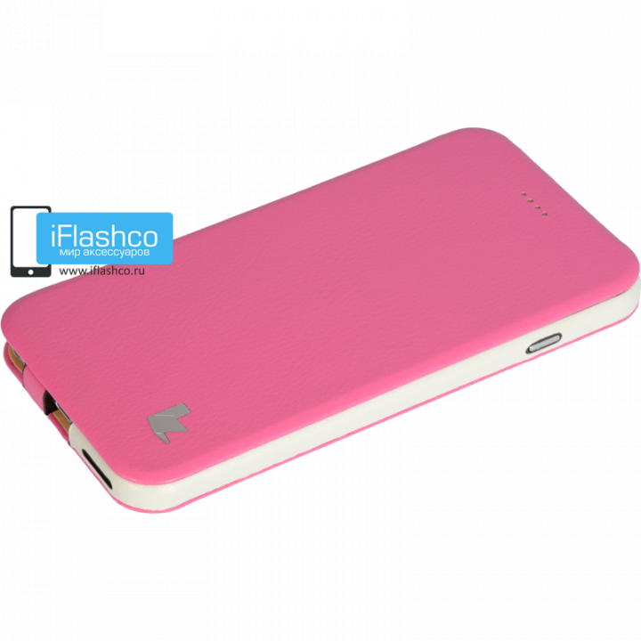 Чехол-книжка Jisoncase Fashion Folio Standing Case для iPhone 6 Plus / 6s Plus розовая
