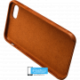 Чехол кожаный Jisoncase Genuine Leather Fit для iPhone 7 Plus / 8 Plus коричневый