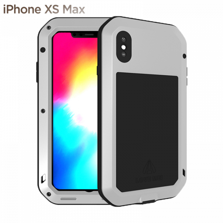 Чехол Love Mei Powerful для iPhone Xs Max Silver