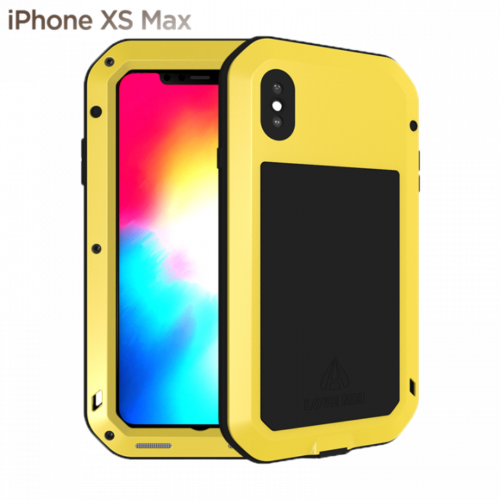Чехол Love Mei Powerful для iPhone Xs Max Yellow