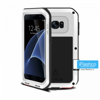 Чехол Love Mei Powerful для Samsung Galaxy S7 Edge White белый