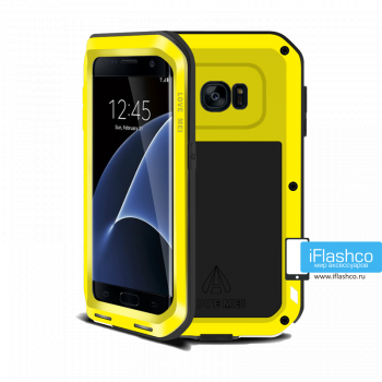 Чехол Love Mei Powerful для Samsung Galaxy S7 Edge Yellow желтый