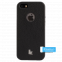 Чехол-накладка Jisoncase Fashion Back Case для iPhone 5 / 5S / SE черная