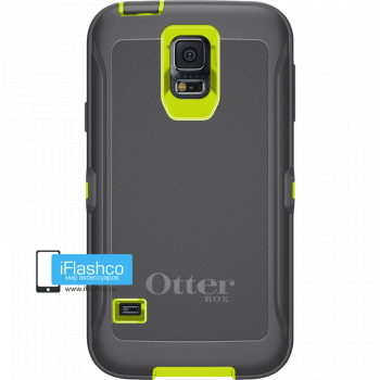 Чехол OtterBox Defender для Samsung Galaxy S5 Citron Kick серый с зеленым