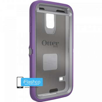 Чехол OtterBox Defender для Samsung Galaxy S5 Gunmetal Grey/Opal Purple фиолетовый с серым