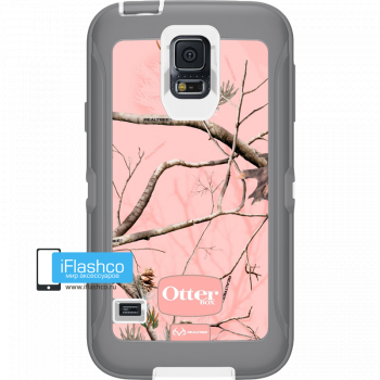 Чехол OtterBox Defender для Samsung Galaxy S5 White/Gunmetal Grey Ap Pink серый