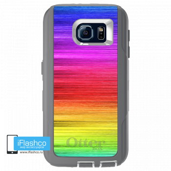 Чехол OtterBox Defender для Samsung Galaxy S6 Rainbow 2