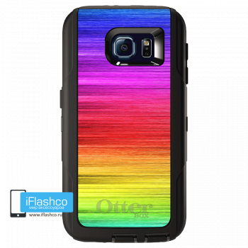 Чехол OtterBox Defender для Samsung Galaxy S6 Rainbow