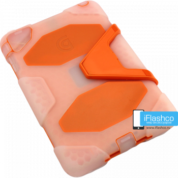 Чехол противоударный Griffin Survivor для iPad mini 1 / 2 / 3 оранжевый прозрачный
