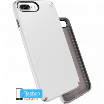 Чехол Speck Presidio для iPhone 7 Plus / 8 Plus WHITE/ASH GREY