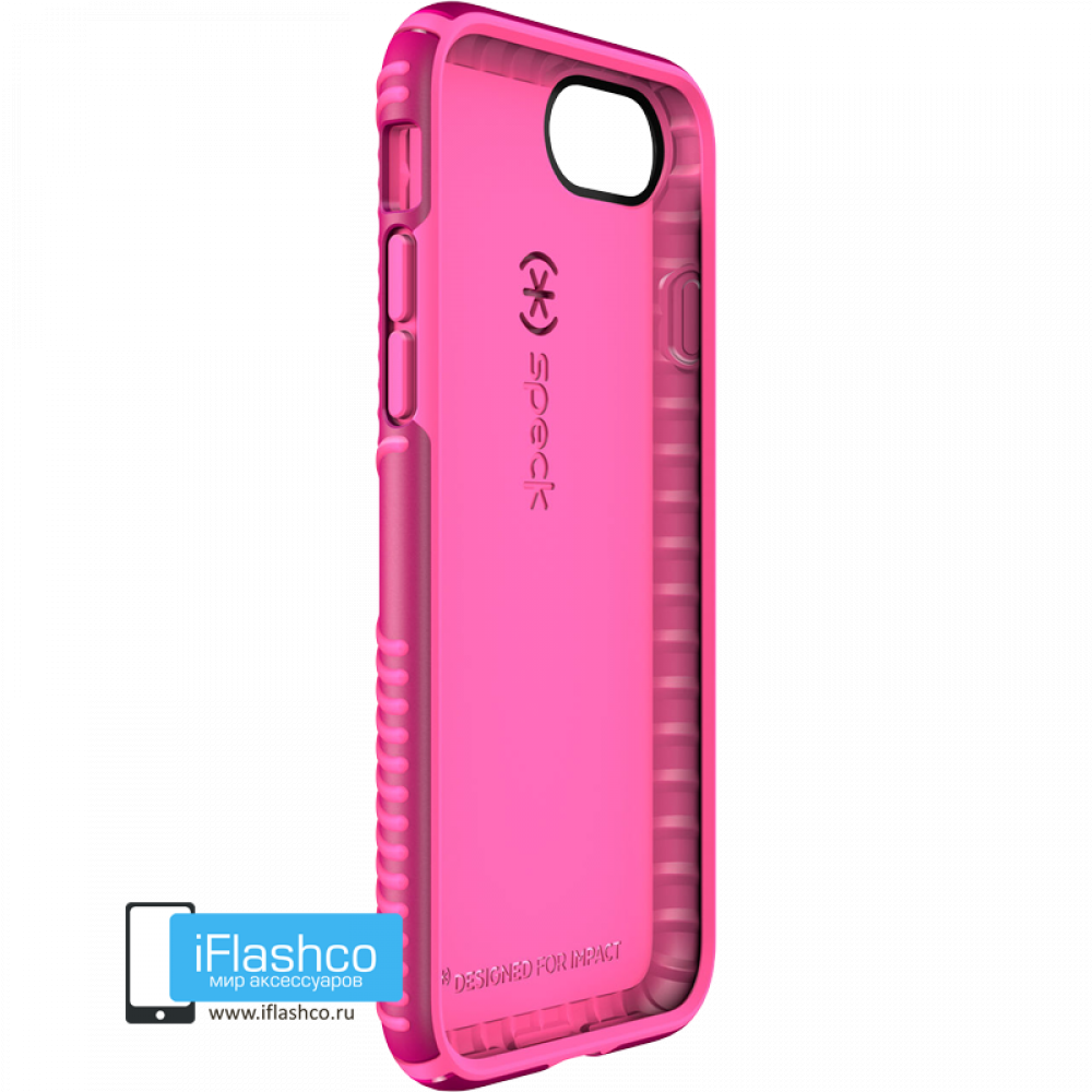 Купить Чехол Speck Presidio Grip для iPhone 7 / 8 / SE 2020 / SE 2022  LIPSTICK PINK/SHOCKING PINK в Москве недорого, интернет-магазин iFlashco