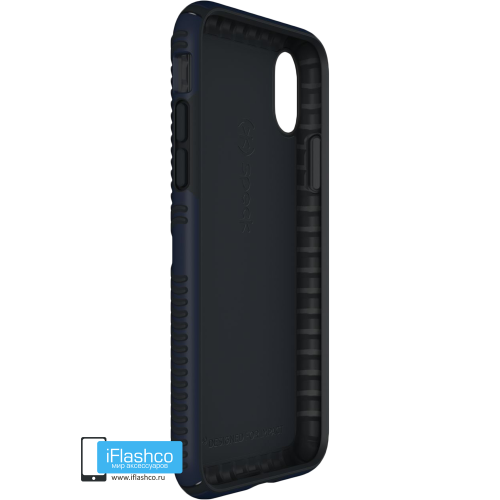 Чехол Speck Presidio Grip для iPhone X/Xs ECLIPSE BLUE/CARBON BLACK