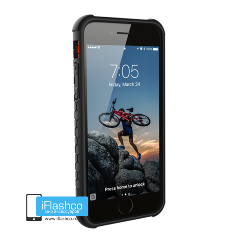 Чехол Urban Armor Gear Monarch Crimson для iPhone 6 / 7 / 8 / SE 2020 / SE 2022