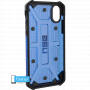 Чехол Urban Armor Gear Plasma Cobalt для iPhone X/XS синий прозрачный