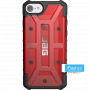 Чехол Urban Armor Gear Plasma Magma для iPhone 6 / 7 / 8 / SE 2020 / SE 2022 красный прозрачный