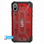 Чехол Urban Armor Gear Plasma Magma для iPhone X/XS красный прозрачный