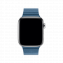 Кожаный ремешок Apple Leather Loop Cape Cod Blue для Apple Watch 42/44/45/49 мм синий