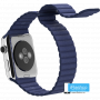 Кожаный ремешок Apple Leather Loop Midnight Blue для Apple Watch 42/44/45/49 мм темно-синий