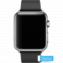Кожаный ремешок Apple Modern Buckle Black для Apple Watch 38 - 40 - 41 мм черный