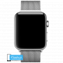 Металлический плетёный ремешок Apple Silver Milanese Loop для Apple Watch 42/44/45/49 мм серебристый