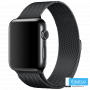 Металлический плетёный ремешок Apple Space Black Milanese Loop для Apple Watch 42/44/45/49 мм черный