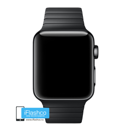 Металлический ремешок Apple Link Bracelet Space Black для Apple Watch 38 - 40 - 41 мм черный