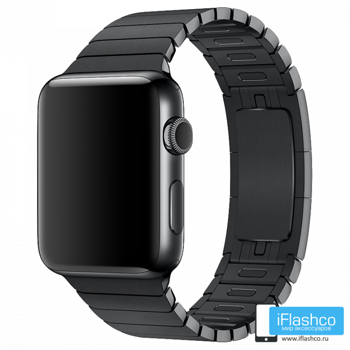 Металлический ремешок Apple Link Bracelet Space Black для Apple Watch 42/44/45/49 мм черный