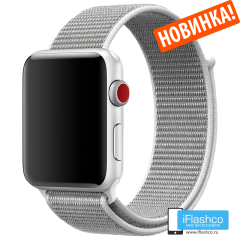 Нейлоновый ремешок Apple 42/44/45/49 мм Seashell Sport Loop