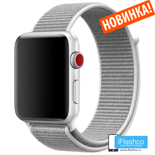 Нейлоновый ремешок Apple 42/44/45/49 мм Seashell Sport Loop