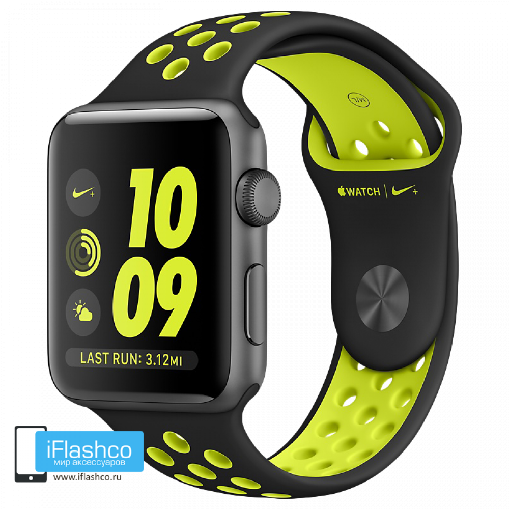 apple watch nike platinum black