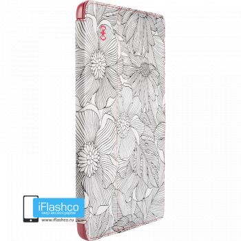 Speck StyleFolio FRESHBLOOM PINK/BLACK/CORAL PINK для iPad Air серый с розовым