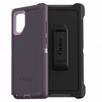 Ударопрочный чехол OtterBox Defender для Samsung Galaxy Note 10+ Purple Nebula