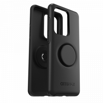 Чехол ударопрочный OtterBox + Pop Symmetry Black для Samsung Galaxy S20 Ultra черный