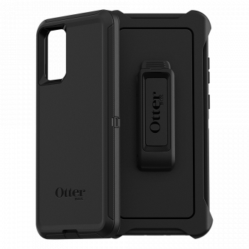 Чехол ударопрочный с клипсой-подставкой OtterBox Defender Black для Samsung Galaxy S20+ черный