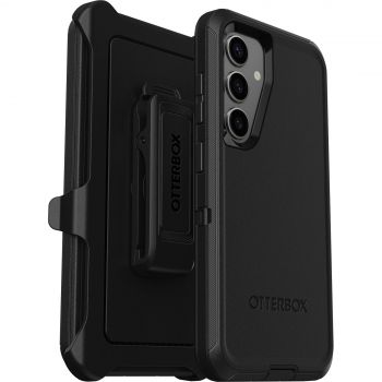 Чехол ударопрочный с клипсой-подставкой OtterBox Defender Black для Samsung Galaxy S24 черный