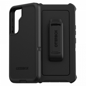 Чехол ударопрочный с клипсой-подставкой OtterBox Defender Black для Samsung Galaxy S22 черный