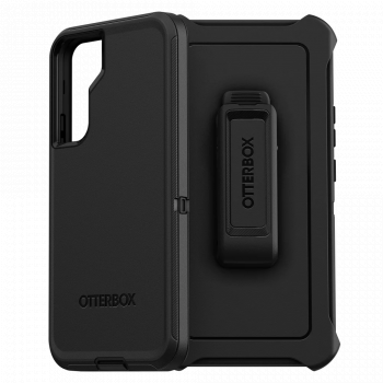 Чехол ударопрочный с клипсой-подставкой OtterBox Defender Black для Samsung Galaxy S22+ черный