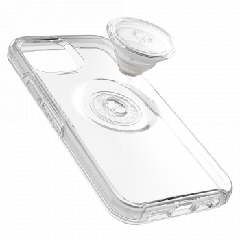 Ударопрочный чехол OtterBox Otter + Pop Symmetry Series Case Clear для iPhone 12 / iPhone 12 Pro