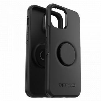 Ударопрочный чехол OtterBox Otter + Pop Symmetry Series Case для iPhone 12 Pro Max Black