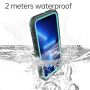 Ударопрочный и водонепроницаемый чехол Redpepper Dot+ Clear Sea blue для iPhone 13 голубой