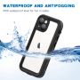 Ударопрочный и водонепроницаемый чехол Redpepper Dot+ Black для iPhone 13 mini черный