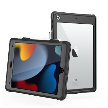 Водонепроницаемый и ударопрочный чехол Shellbox для iPad 10.2" (7-го, 8-го и 9-го поколения) черный