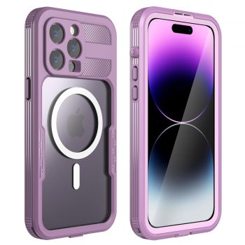 Ударопрочный и водонепроницаемый чехол Shellbox Extreme Pink для iPhone 14 Pro Max розовый